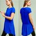 Anthropologie Tops | Anthropologie Dolan Mixed Media Tunic, Petite S | Color: Blue | Size: Sp