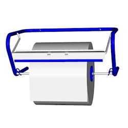 Fripa 2 Wandhalter für Putzrollen 33,5 cm x 23,5 cm x 52,5 cm blau für Putzrollen Image