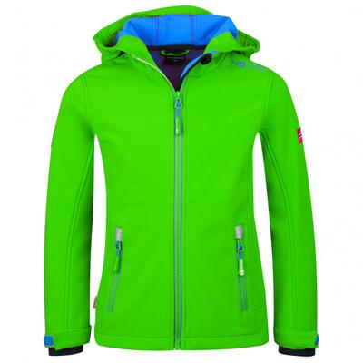 Trollkids - Kid's Trollfjord Jacket - Softshelljacke Gr 116 grün