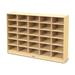 Jonti-Craft® 30 Compartment Cubby w/ Bins Wood in Brown | 42 H x 60 W x 15 D in | Wayfair 4030JCPW