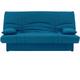 Sans Marque - dream Banquette clic clac 3 places - Tissu bleu canard - Slyle contemporain - l 190 x