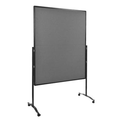 Moderationswand »PREMIUM PLUS« 120x150 cm mit Standfuß grau, Legamaster, 226 cm