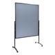 Moderationswand »PREMIUM PLUS« 120x150 cm auf Rollen blau-gr, Legamaster, 226 cm