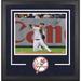 Gleyber Torres New York Yankees Deluxe Framed Autographed 16" x 20" Throwing Photograph