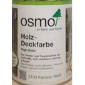 Osmo 2104 Opaque Gloss Wood Stain White 0.75L