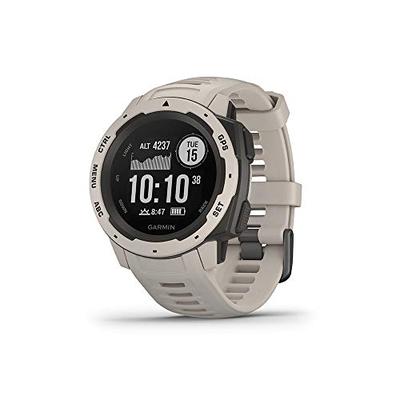 Garmin Instinct, Rugged Outdoor Watch with GPS, Features Glonass and Galileo, Heart Rate Monitoring
