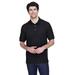 Devon & Jones D100 Men's Pima PiquÃ© Short-Sleeve Polo Shirt in Black size Large | Cotton