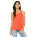Bella + Canvas B8800 Women's Flowy Racerback Tank Top in Coral size XS 8800, BC8800