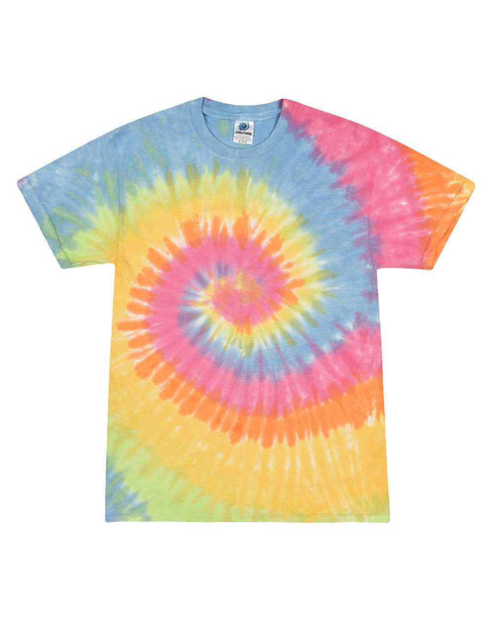 Tie-Dye CD100Y Youth Tie Dye Top in Eternity size Medium | Cotton