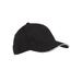 Big Accessories BX004 6-Panel Twill Sandwich Baseball Cap in Black/White | Cotton