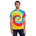 Tie-Dye CD100 Adult T-Shirt in Pastel Neon size Large | Cotton T1000, 1000