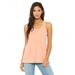 Bella + Canvas B8800 Women's Flowy Racerback Tank Top in Sunset size Small 8800, BC8800