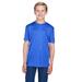 Team 365 TT11HY Youth Sonic Heather Performance T-Shirt in Sport Royal Blue size Small | Polyester