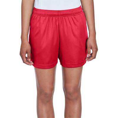 Team 365 TT11SHW Women's Zone Performance Short in Sport Red size Medium | Polyester