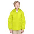 Team 365 TT73Y Youth Zone Protect Lightweight Jacket in Safety Yellow size XL | Polyester