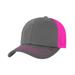 Top Of The World TW5505 Adult Ranger Cap in Charcoal/Neon Pink | Polyester 5505