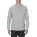 Alstyle AL1304 Adult 6.0 oz. Cotton Long-Sleeve T-Shirt in Heather Grey size Small 1304