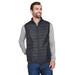 CORE365 CE702 Men's Prevail Packable Puffer Vest in Carbon size XL | Polyester