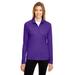Team 365 TT31W Women's Zone Performance Quarter-Zip T-Shirt in Sport Purple size XS | Polyester