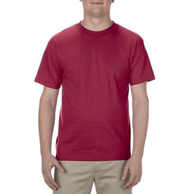 American Apparel AL1301 Adult 6.0 oz. Cotton T-Shirt in Cardinal size Small 1301,