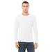 Bella + Canvas 3501 Jersey Long-Sleeve T-Shirt in White size Medium | Cotton BC3513, BC3501CVC, 3513, 3501CVC, B3501, BC3501