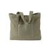 Authentic Pigment 1904 Men's 14 oz. Pigment-Dyed Large Canvas Tote Bag in Khaki Green | Cotton