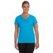 Augusta Sportswear 1790 Women's Wicking T-Shirt in Power Blue size Medium | Polyester