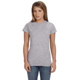 Gildan G640L Women's Softstyle Womenâ€™s T-Shirt in Sport Grey size 3XL | Cotton 64000L