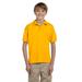 Gildan G880B Youth DryBlend 6-Ounce Jersey Knit Sport Shirt in Gold size Large | Cotton Polyester G8800B, 8800B