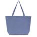 Liberty Bags LB8507 Men's Seaside Cotton 12 oz. Pigment-Dyed Large Tote Bag in Blue Jean | Canvas 8507