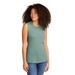 Next Level N5013 Women's Festival Muscle Tank Top in Stonewash Green size XS | Cotton/Polyester Blend NL5013, 5013