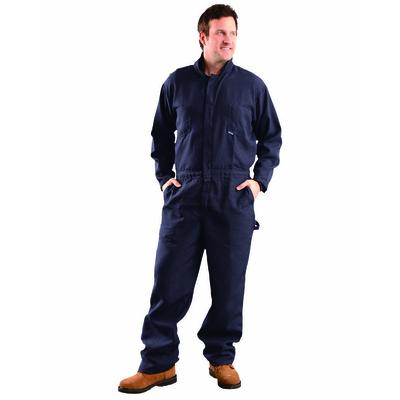 OccuNomix G904N Men's Premium Nomex Flame Resistant HRC 1 Coverall Pant in Navy Blue size 4XL | Cotton