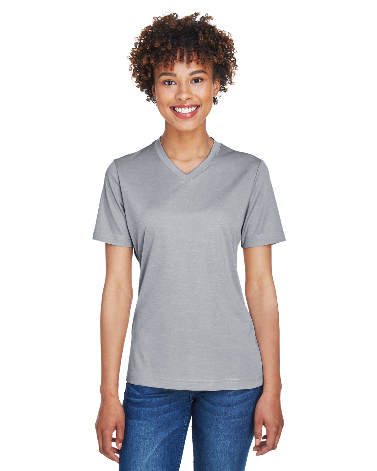 Team 365 TT11HW Women's Sonic Heather Performance T-Shirt size 2XL | Polyester
