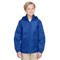 Team 365 TT73Y Youth Zone Protect Lightweight Jacket in Sport Royal Blue size XL | Polyester