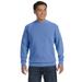 Comfort Colors 1566 Adult Crewneck Sweatshirt in Fluorescent Blue size Medium | Ringspun Cotton CC1566