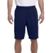 Augusta Sportswear 1420 Athletic Adult Training Short in Navy Blue size XL | Polyester