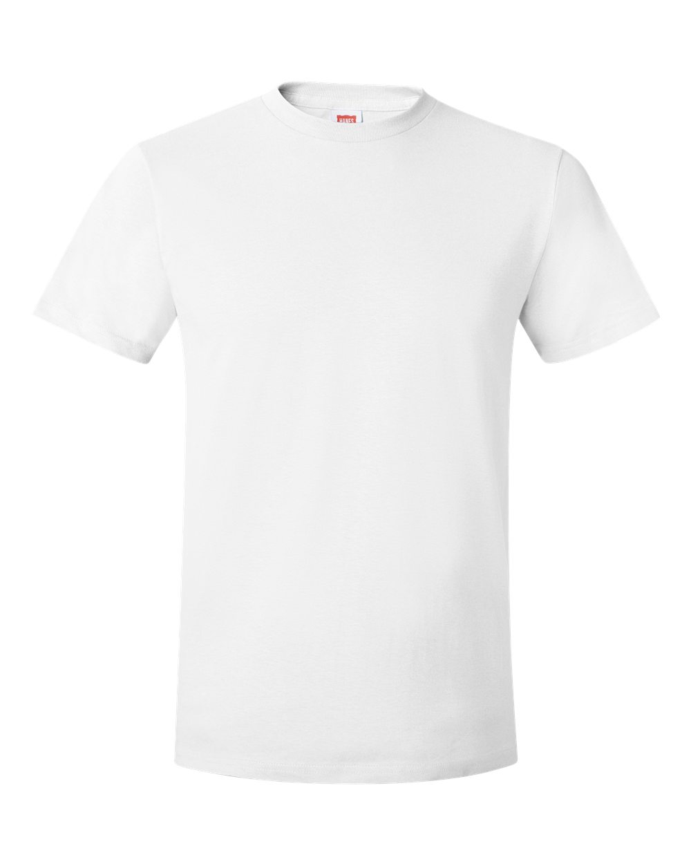 Hanes 4980 Nano-T Cotton T-Shirt in White size Medium