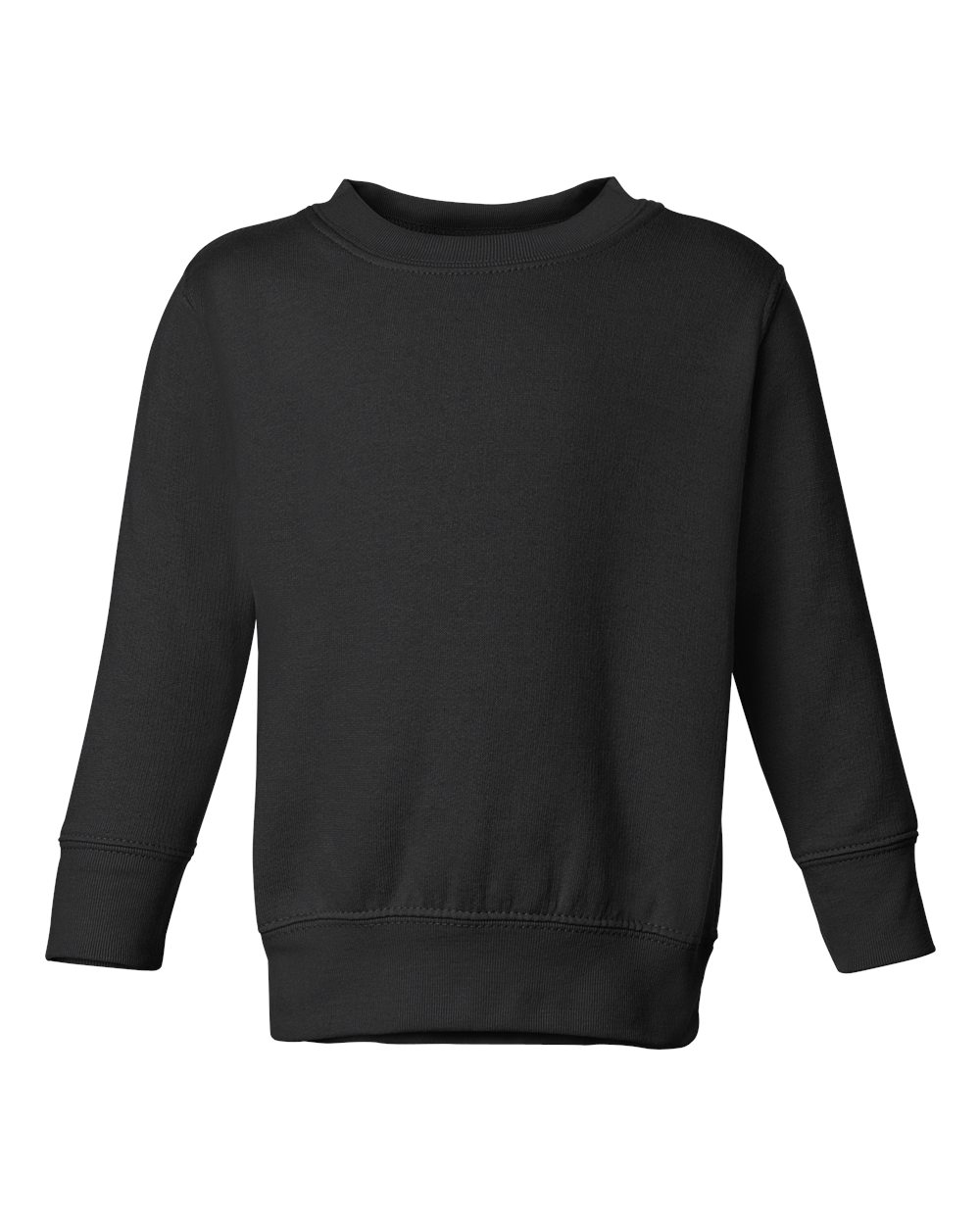 Rabbit Skins 3317 Toddler Crew Fleece Sweatshirt in Black size 3 LA3317