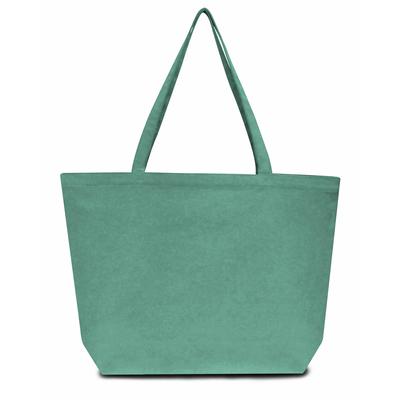 Liberty Bags LB8507 Men's Seaside Cotton 12 oz. Pigment-Dyed Large Tote Bag in Seafoam Green | Canvas 8507