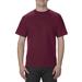 American Apparel AL1301 Adult 6.0 oz. Cotton T-Shirt in Burgundy size XL 1301