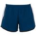 Augusta Sportswear 1265 Athletic Women's Pulse Team Short in Navy Blue/White/Black size XL