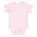 Rabbit Skins 4400 Infant Baby Rib Bodysuit in Ballerina size Newborn | Ringspun Cotton LA4400, RS4400