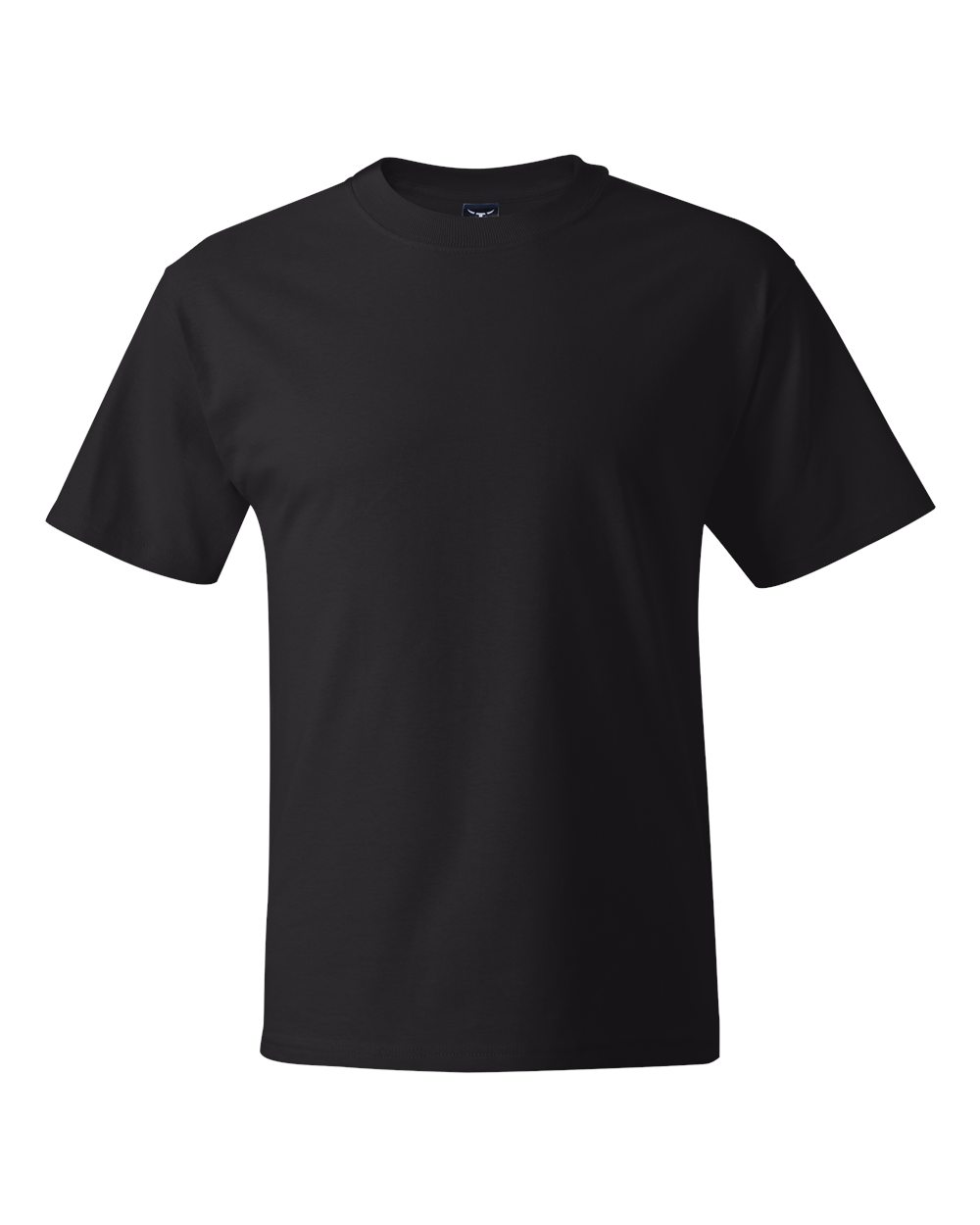 Hanes 5180 Beefy-T-Shirt - Cotton T-Shirt in Black size 5XL | Ringspun
