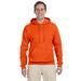 Jerzees 996 Adult NuBlend Fleece Pullover Hooded Sweatshirt in Safety Orange size Large | Cotton Polyester 996MR, 996M