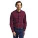 Artisan Collection by Reprime RP250 Men's Mulligan Check Long-Sleeve Cotton Shirt in Red/Navy Blue size Large