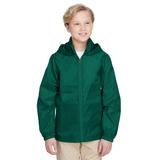 Team 365 TT73Y Youth Zone Protect Lightweight Jacket in Sport Forest Green size Small | Polyester