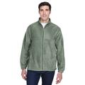 Harriton M990 Men's 8 oz. Full-Zip Fleece Jacket in Dill size Medium | Polyester