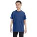 Jerzees 29B Youth Dri-Power 50/50 Cotton/Poly T-Shirt in Vintage Heather Blue size XL | Cotton Polyester 29BR