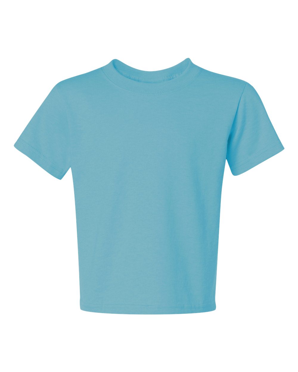 Jerzees 29B Youth Dri-Power 50/50 T-Shirt in Aquatic Blue size XL | Cotton Polyester 29BR