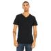 Bella + Canvas 3005 Jersey Short-Sleeve V-Neck T-Shirt in Vintage Black size Medium | Cotton/Polyester Blend BC3655, BC3005CVC, 3655, 3005CVC, 3655C, B3005, BC3005